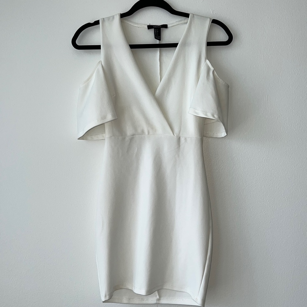 White body con dress